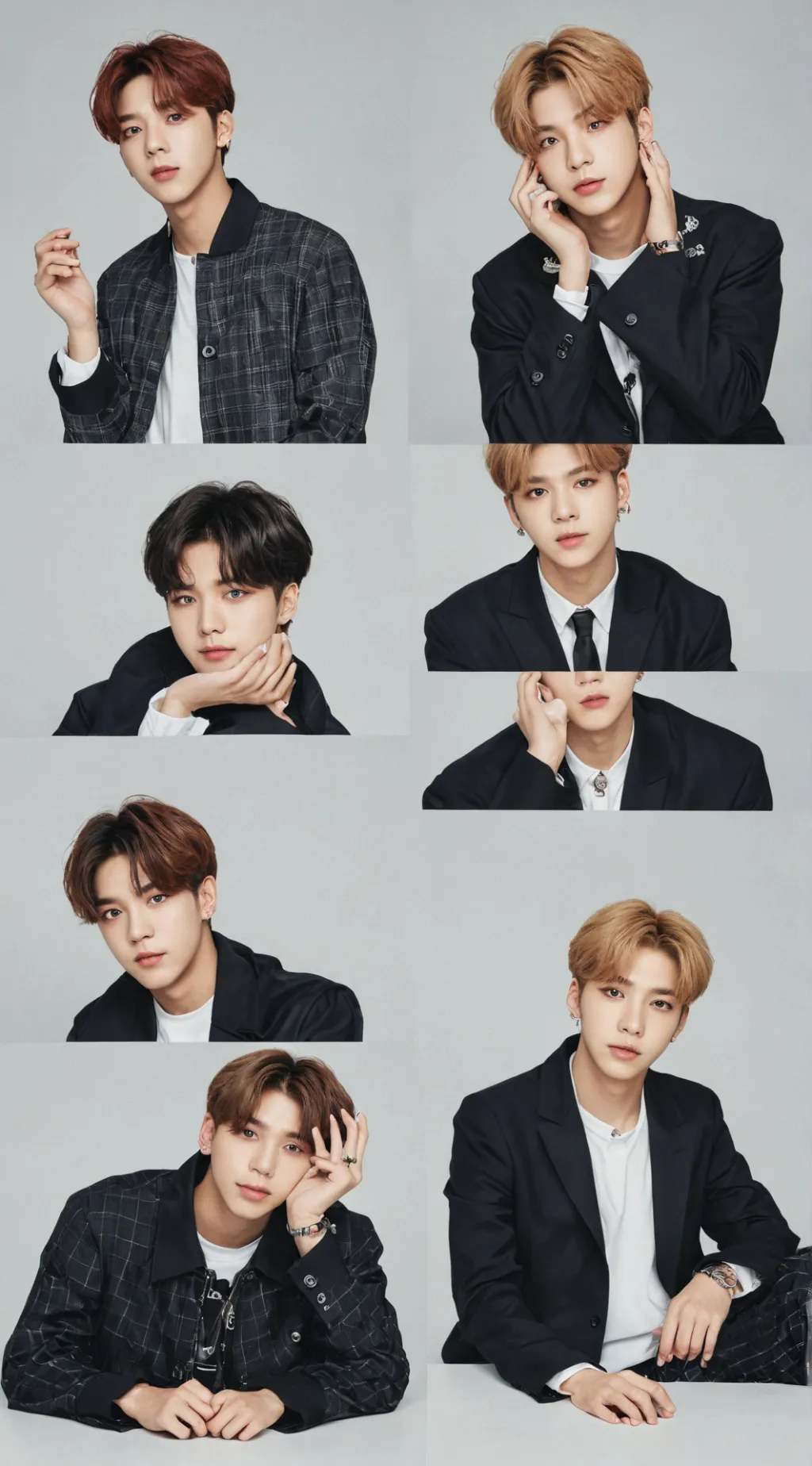 ai character: bts  background