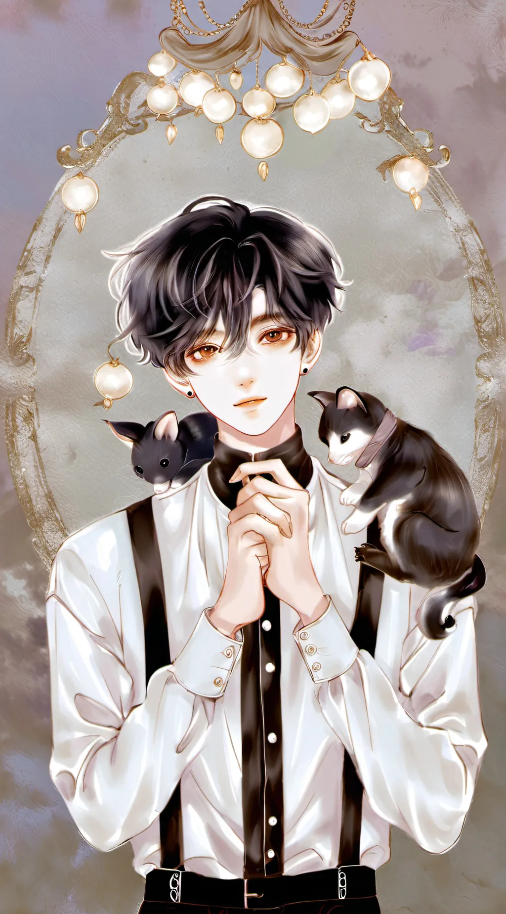 ai character: mikael smith😃 background