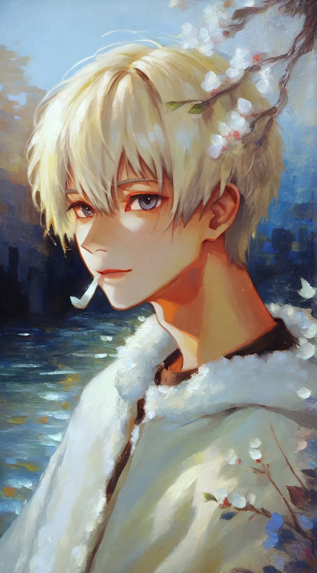 ai character: Haru  background