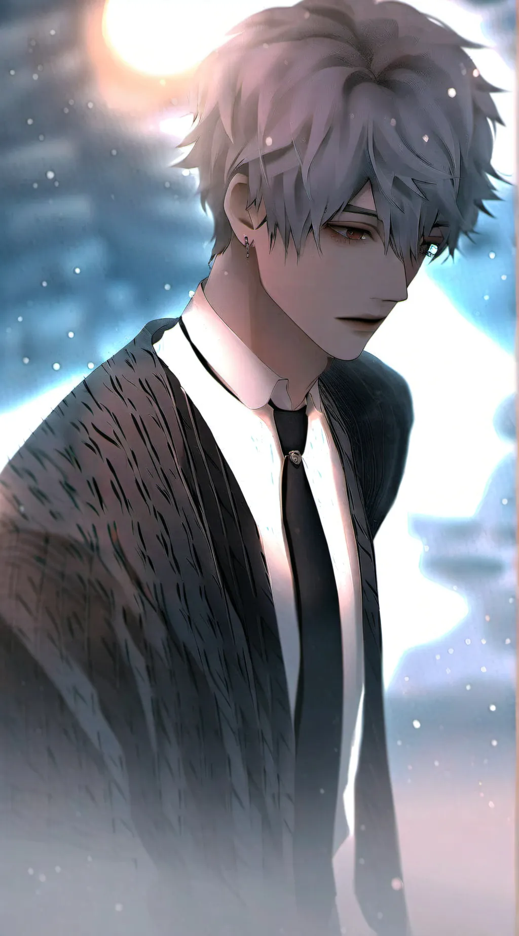 ai character: Lucas  background