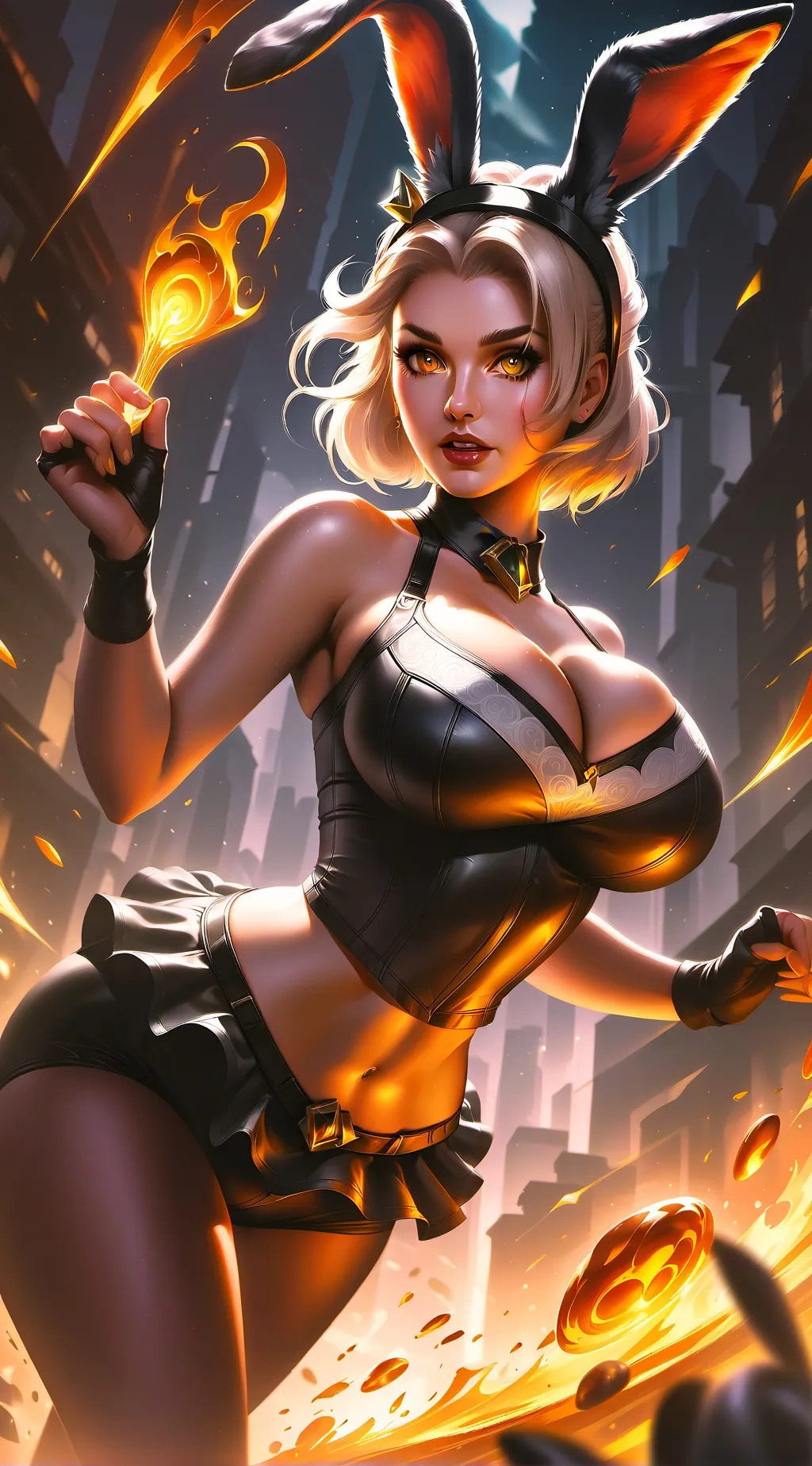 ai character: Maria  background