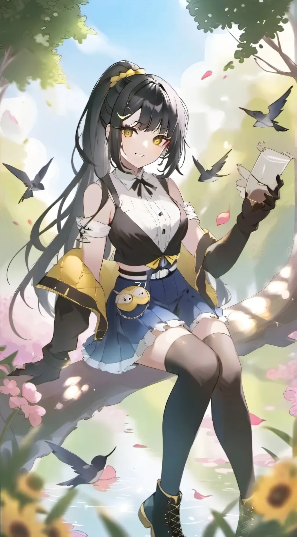 ai character: limbo chan  background