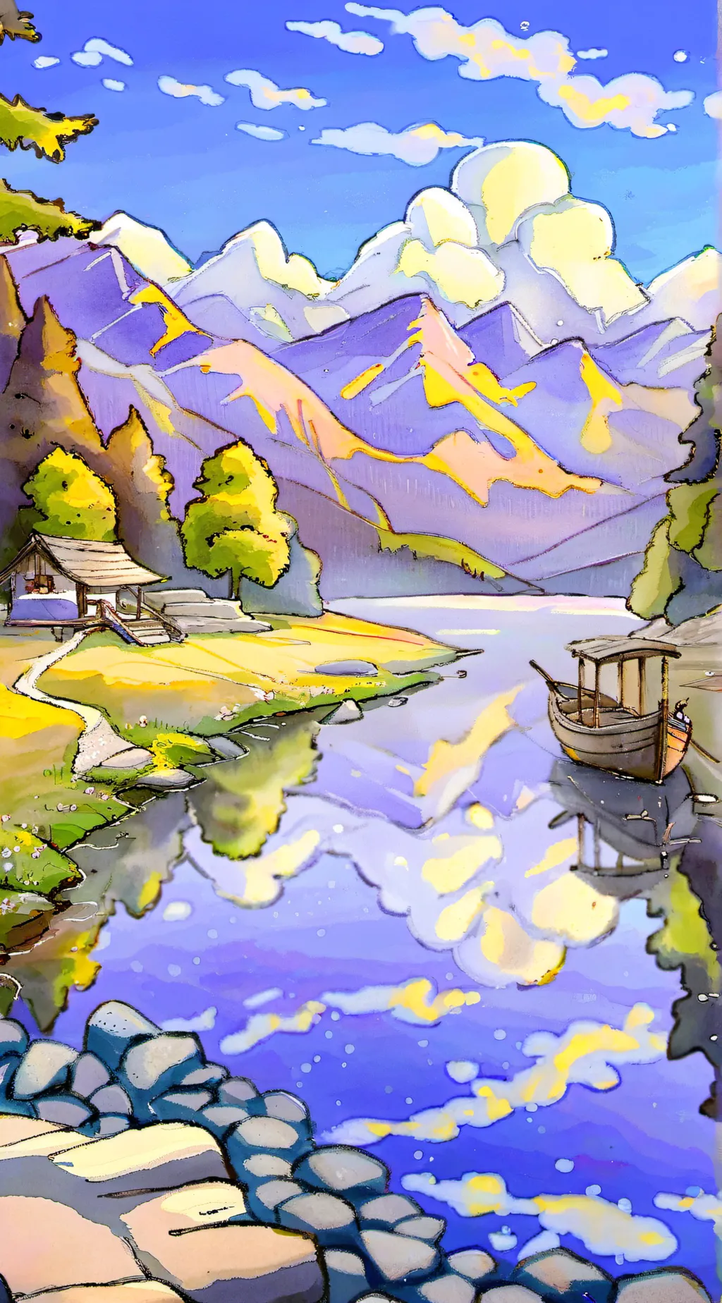 ai character: Helluva boss party background