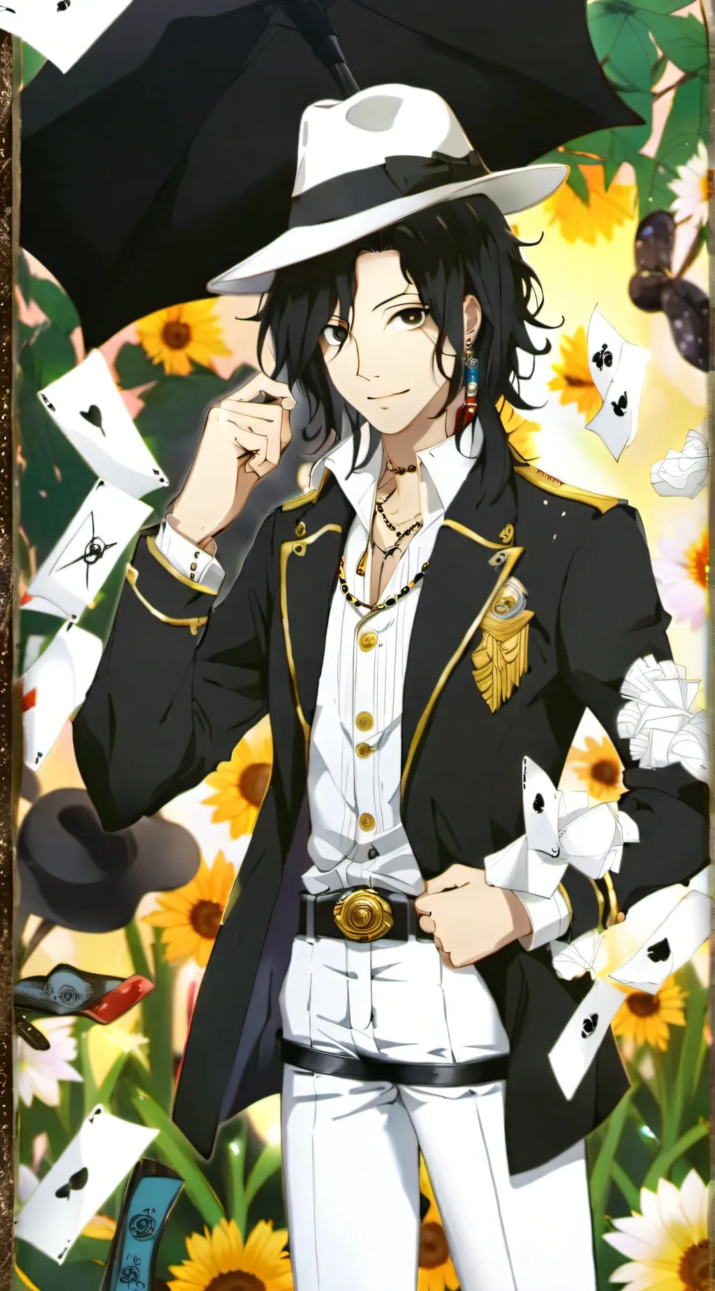 ai character: Michael Jackson background