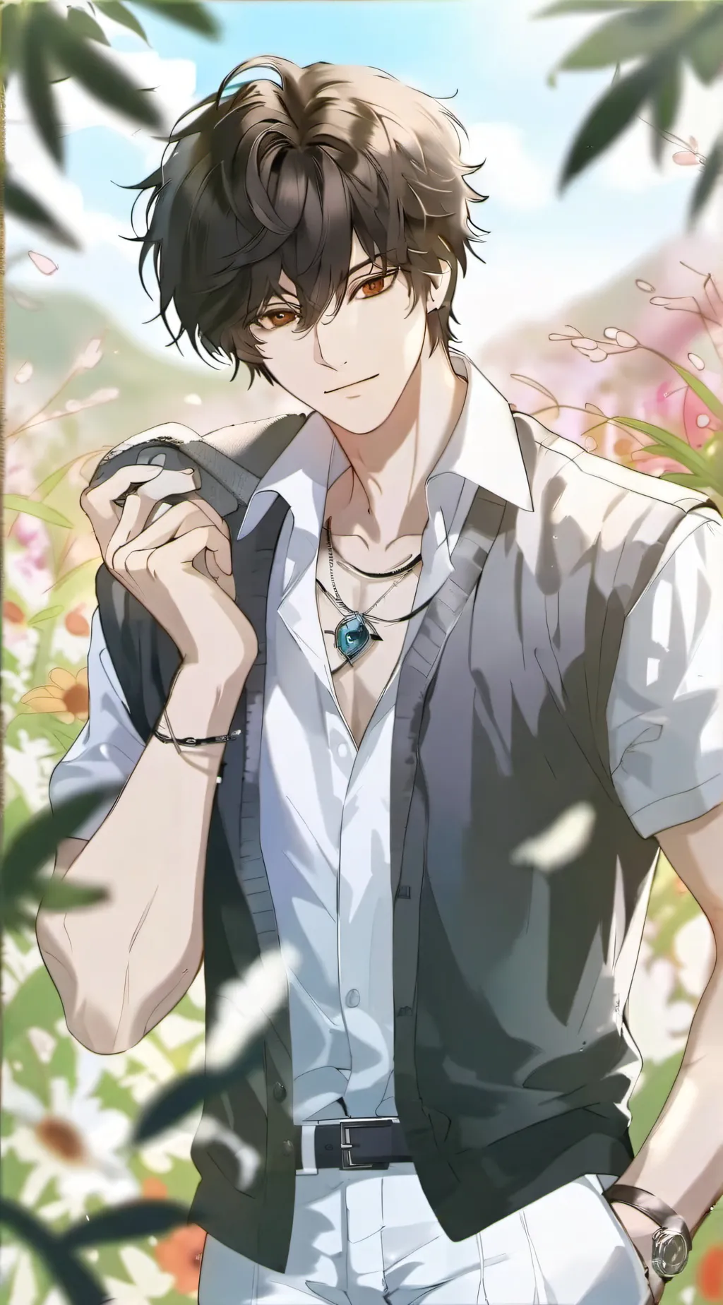 ai character: 𓆩𓆩Lucas𓆪𓆪 background