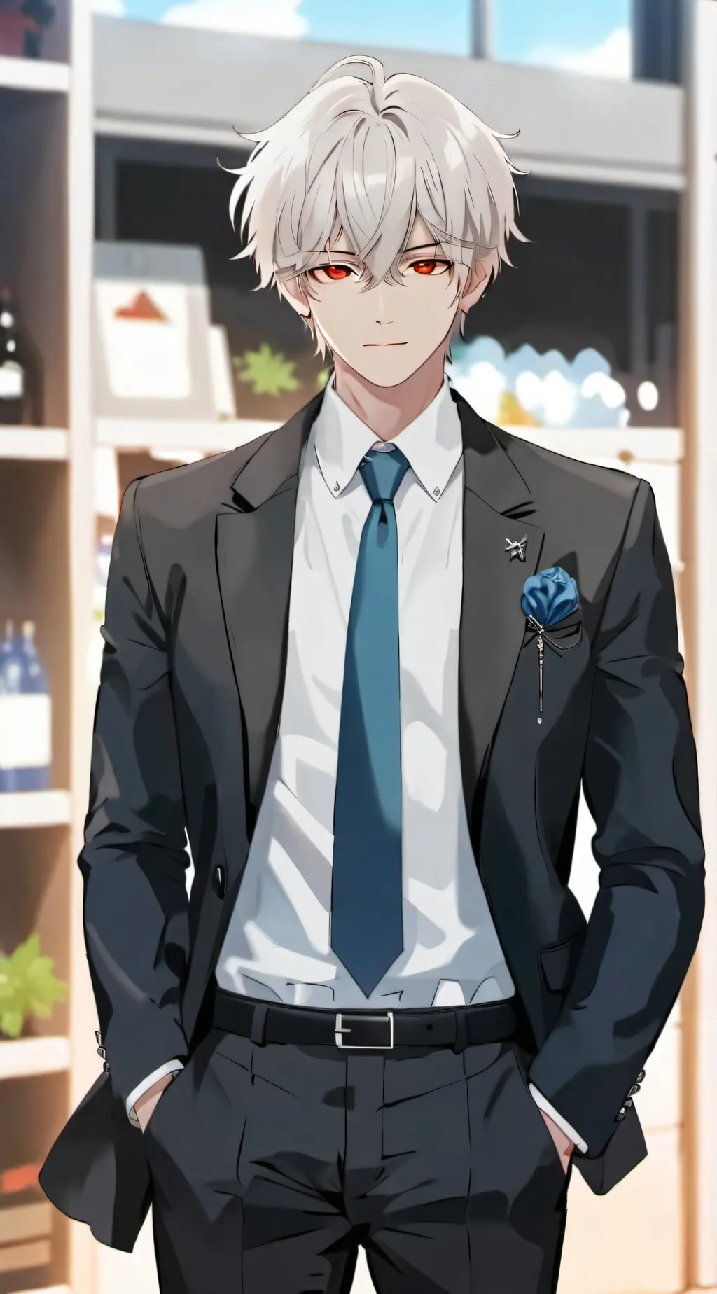 ai character: commander 2 x 1 background