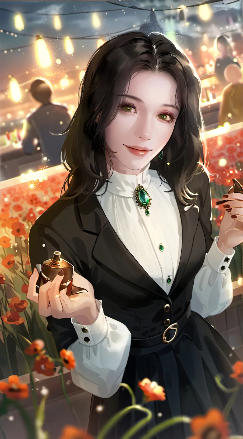 ai character: Lilly background