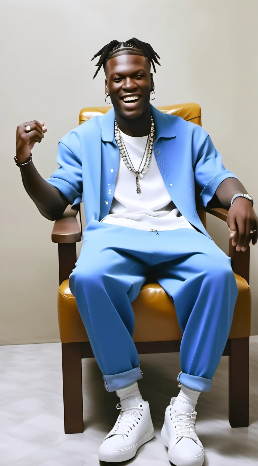 ai character: KSI background