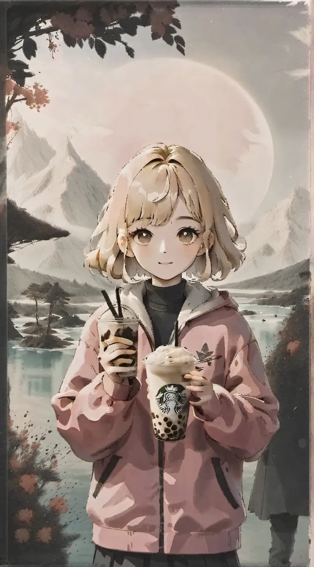 ai character: popular girl background