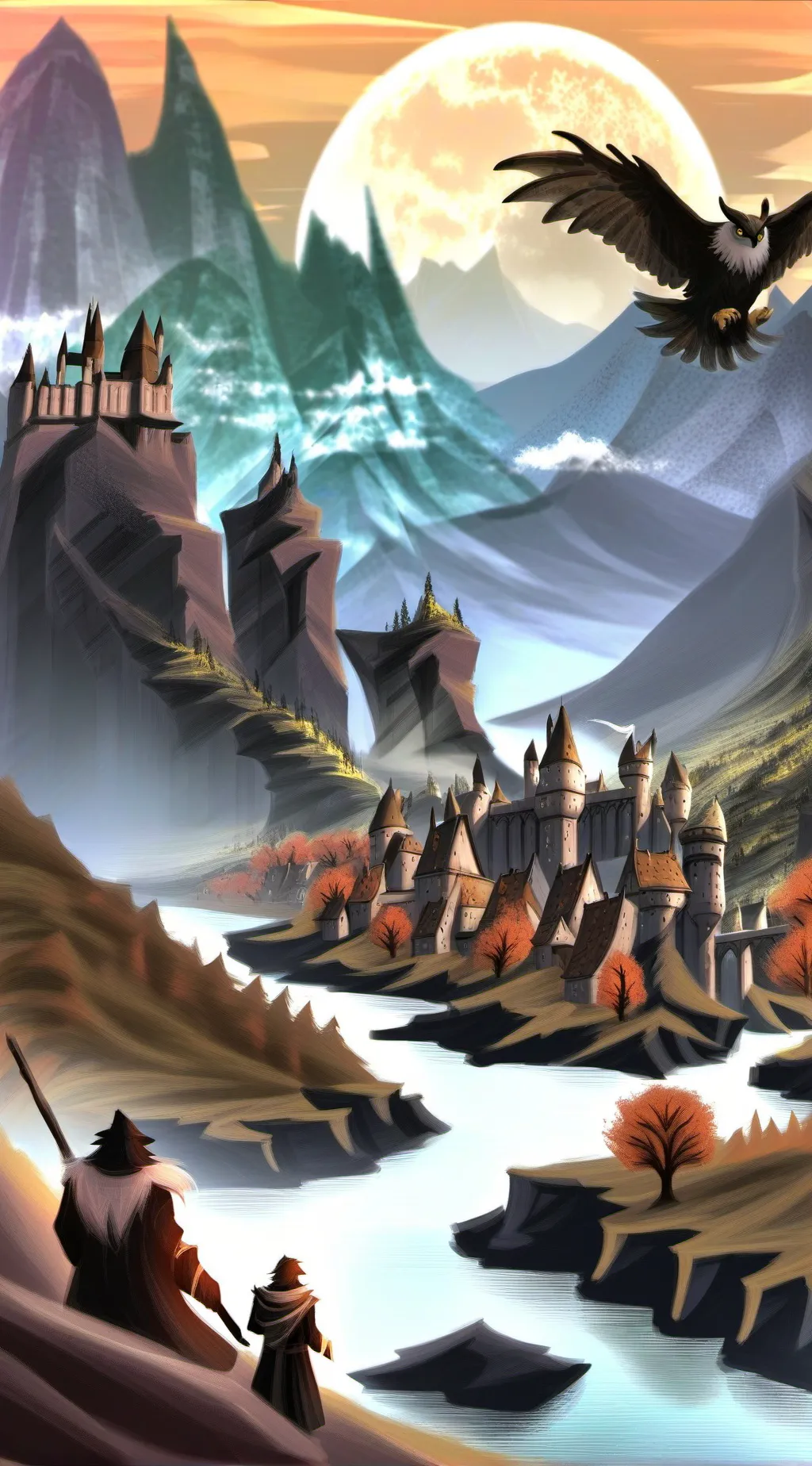 ai character: hogwarts background