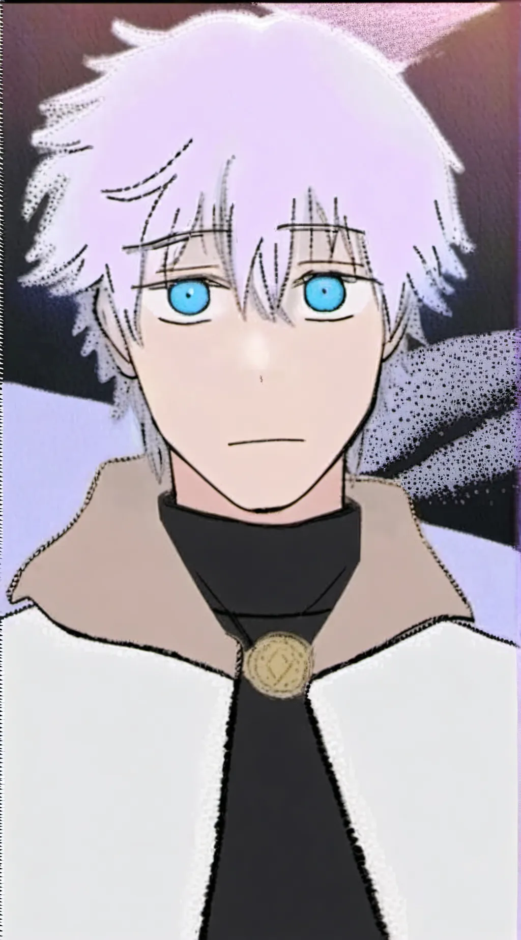 ai character: Super senior Gojo background