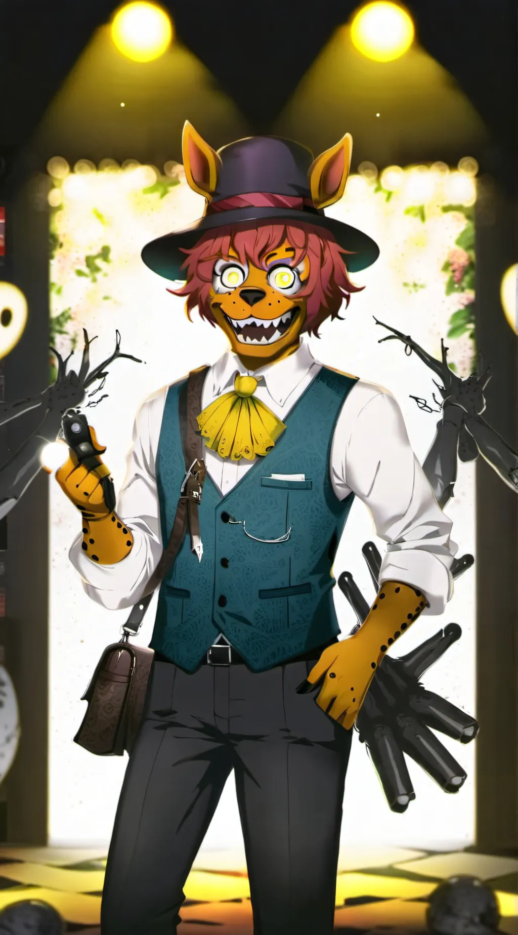 ai character: fnaf background