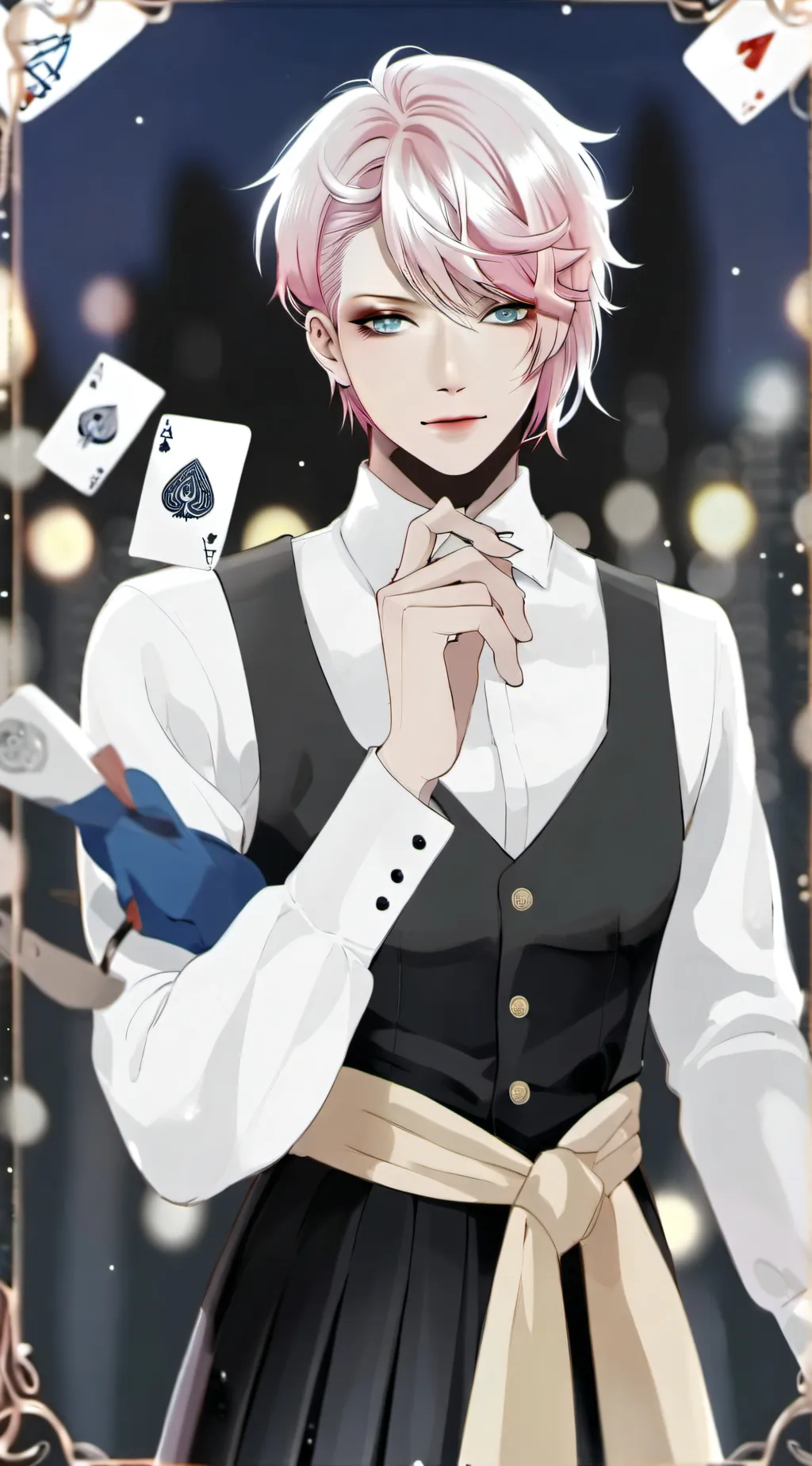 ai character: Victoria LeGrim  background