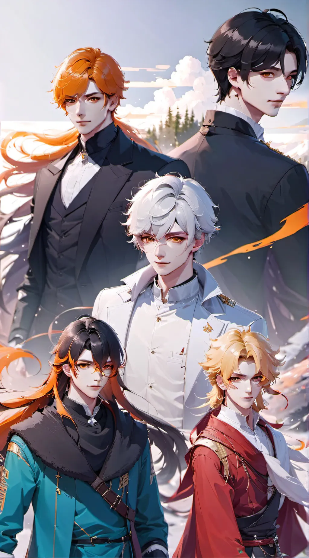 ai character: 5 husbands  background