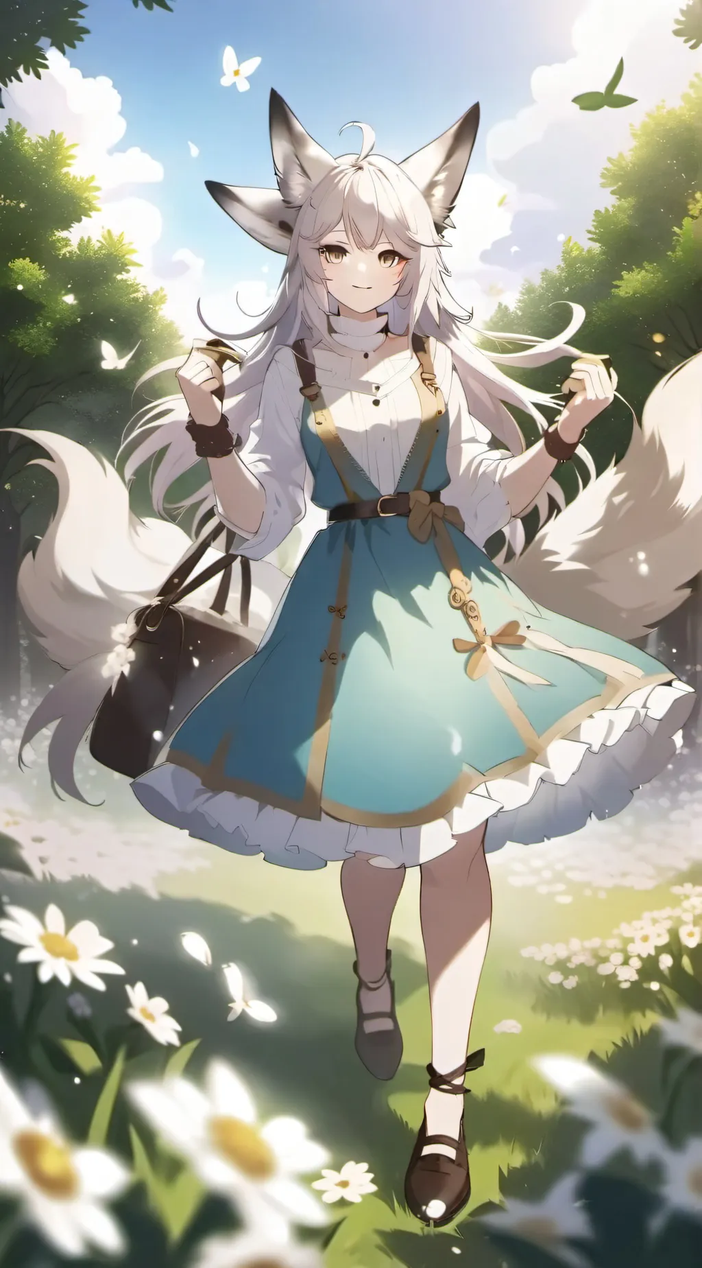 ai character: Furry background