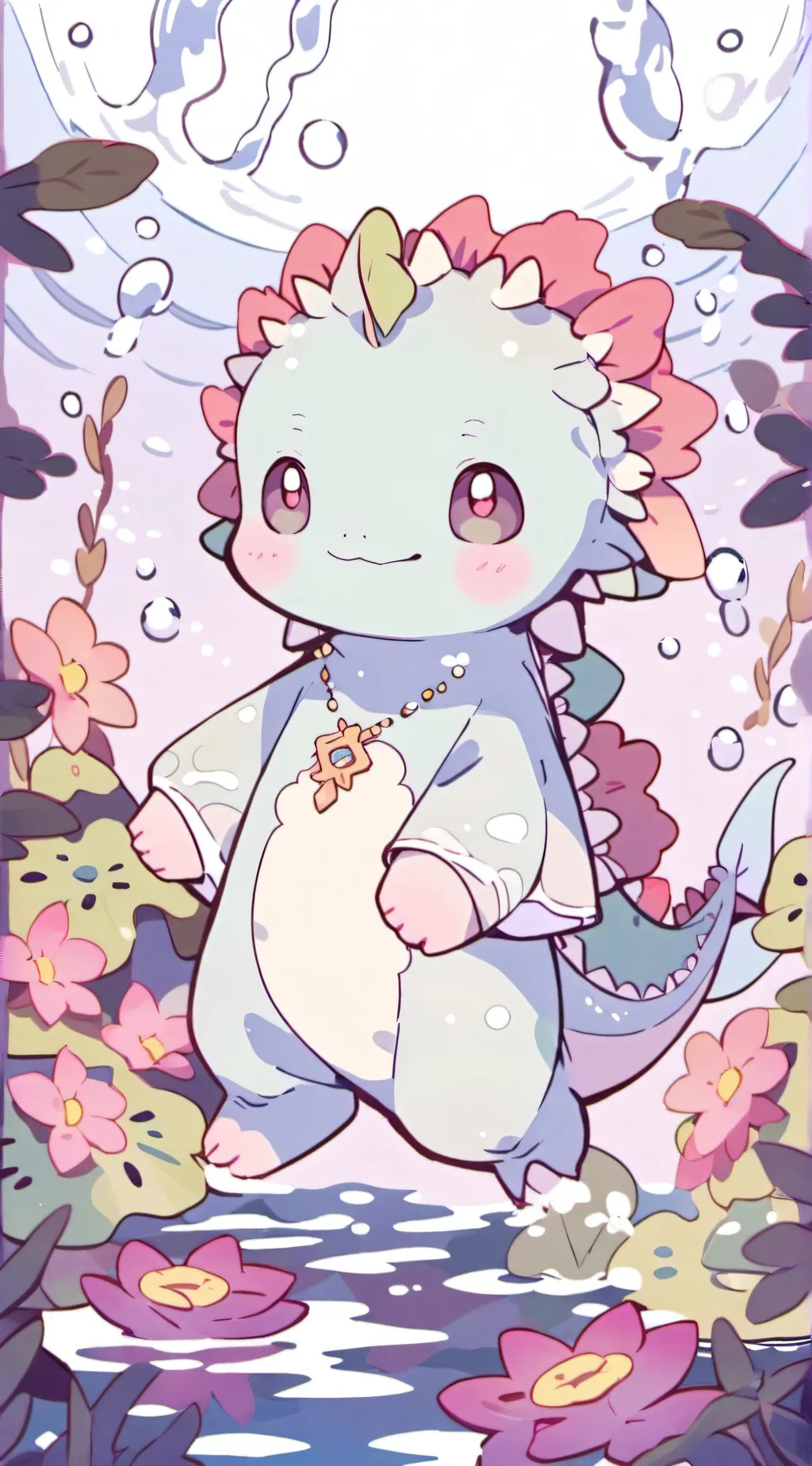 ai character: Lilly background