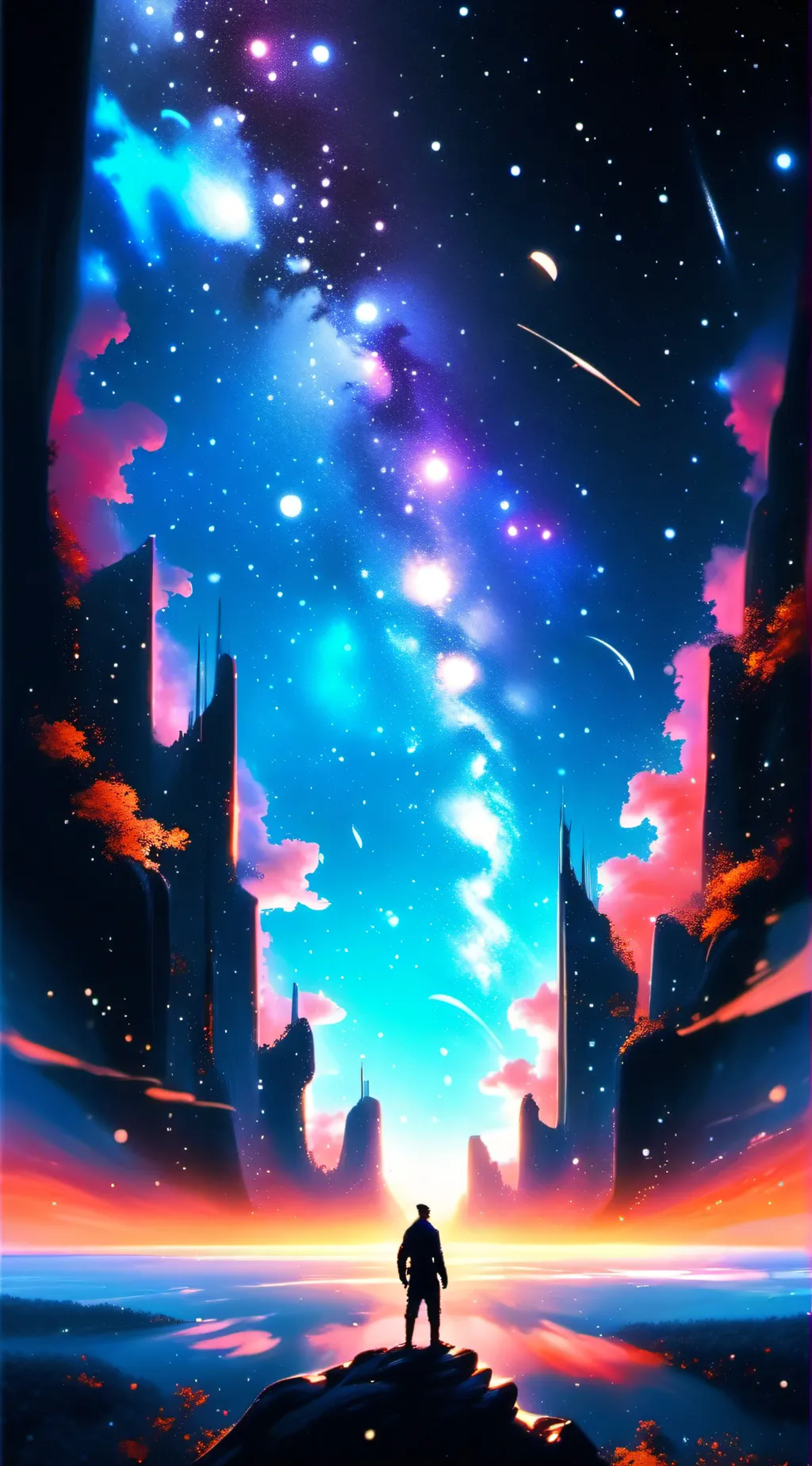 ai character: Ninjago intro background