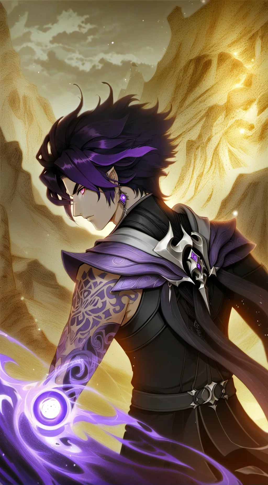 ai character: trever  background