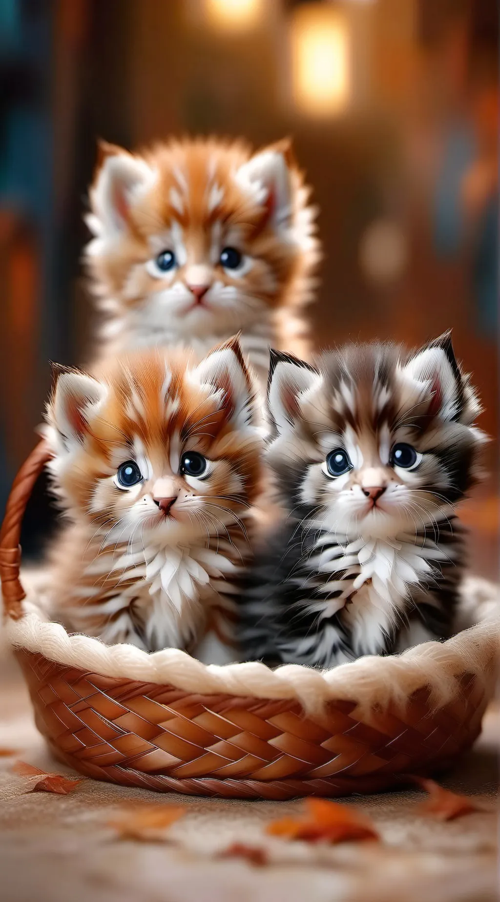 ai character: Chubby kittens background