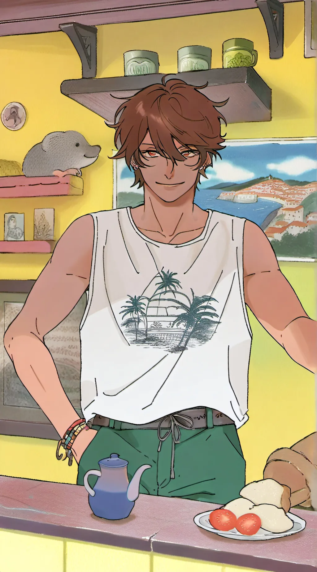 ai character: Cristian  background