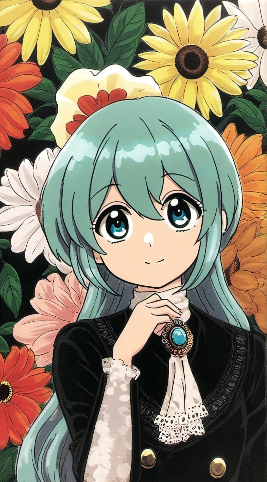 ai character: miku background