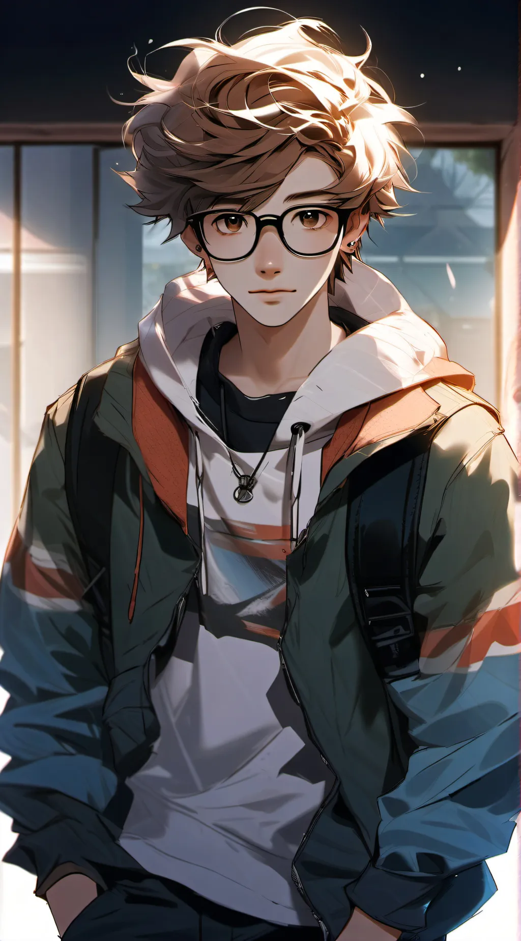 ai character: Forest background