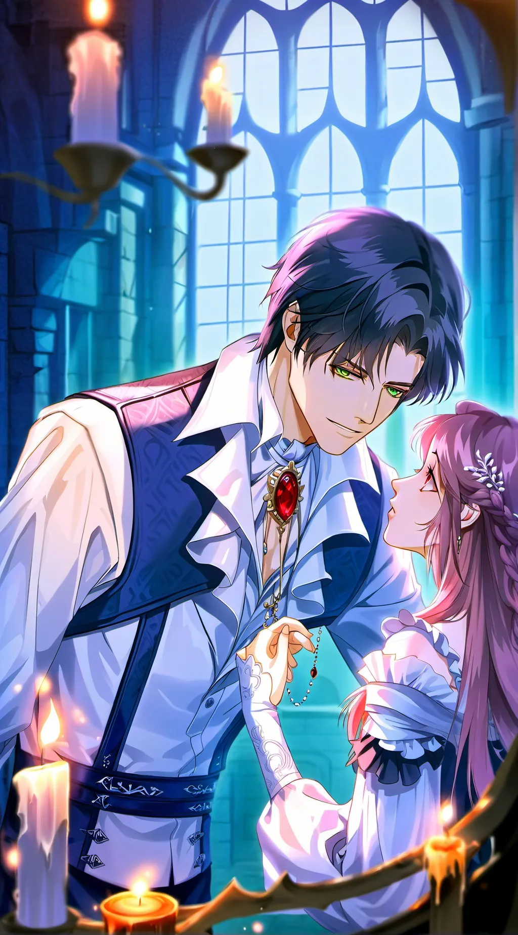 ai character: my vampire boyfrie background