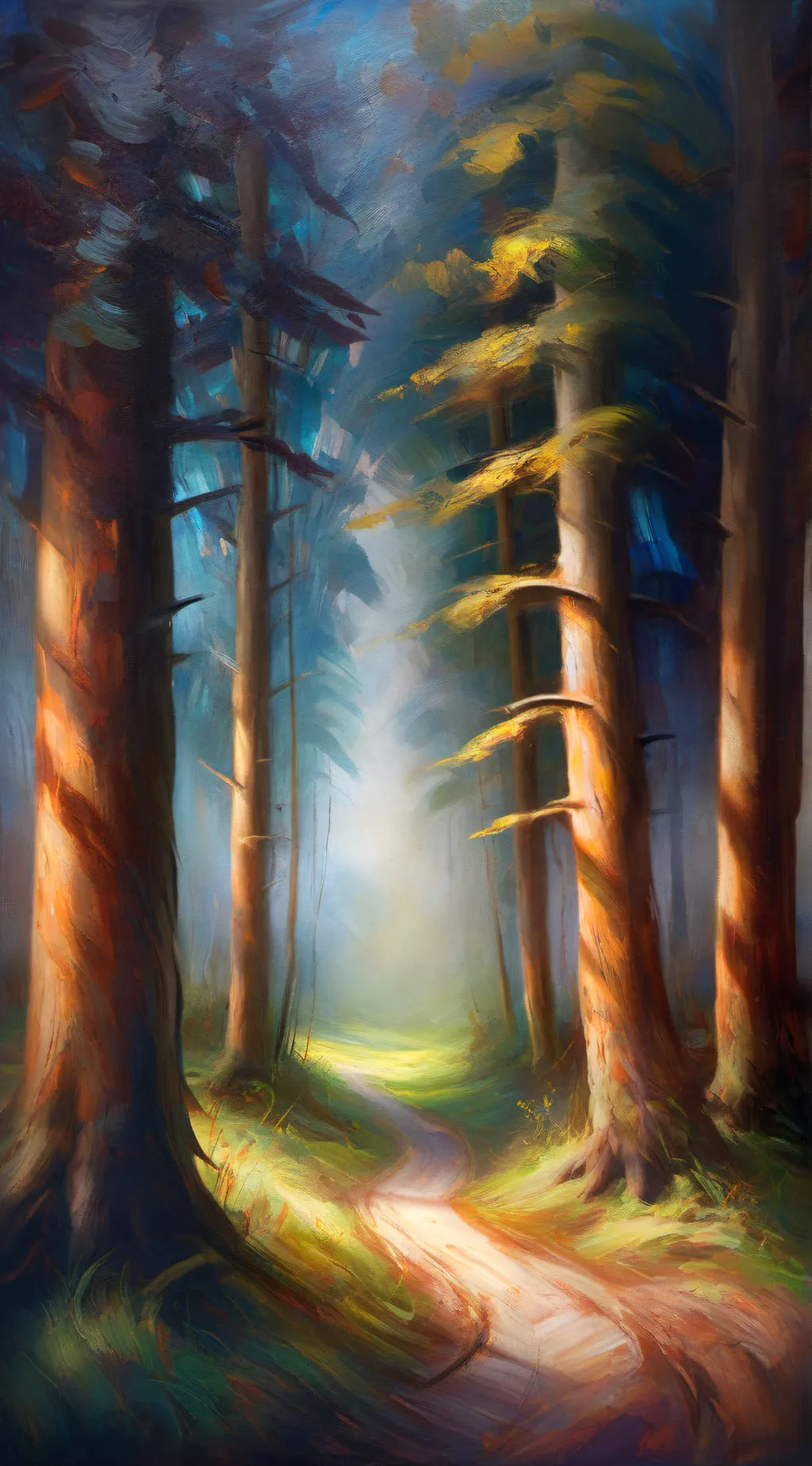 ai character: Forest Monster.... background