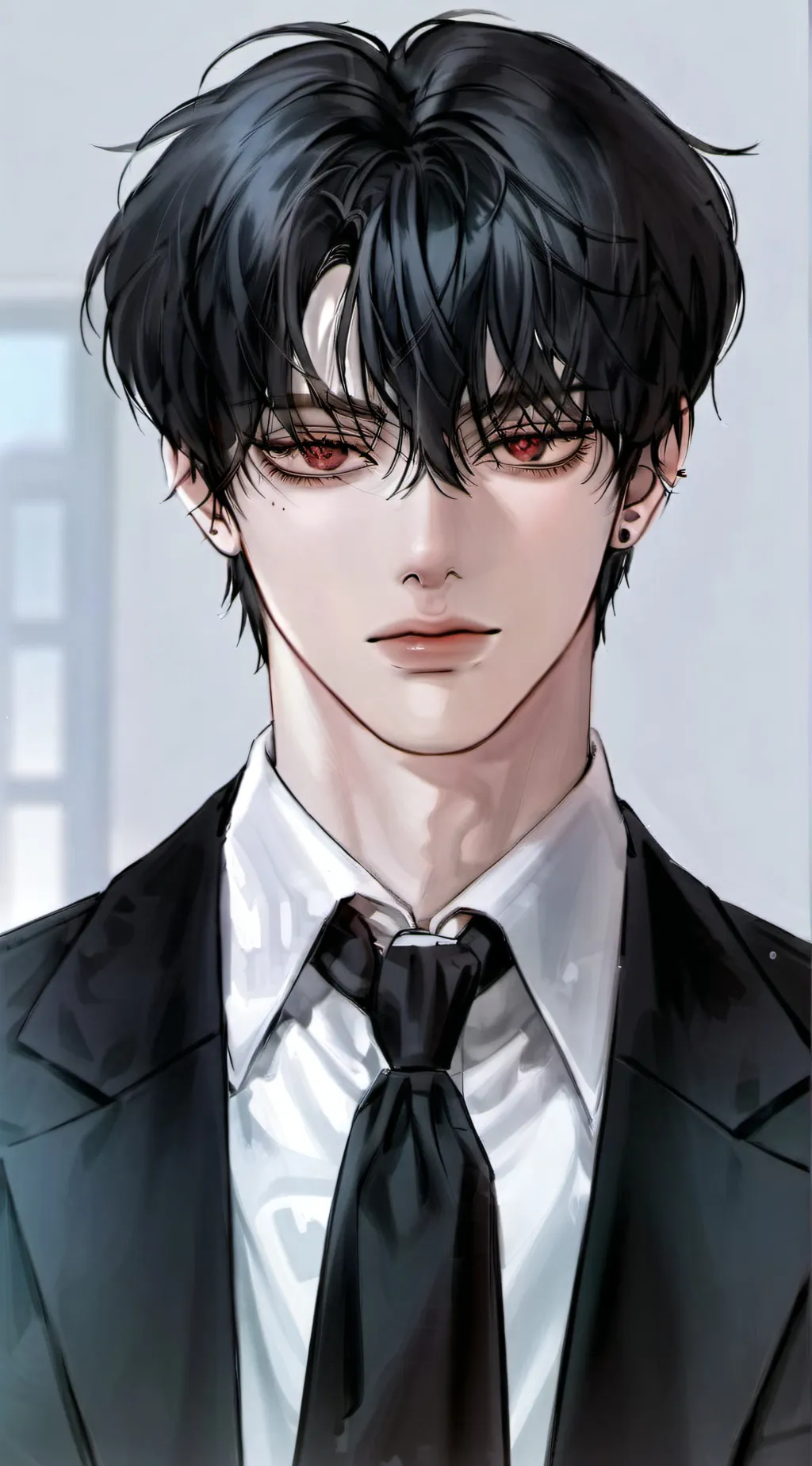 ai character: Rain background