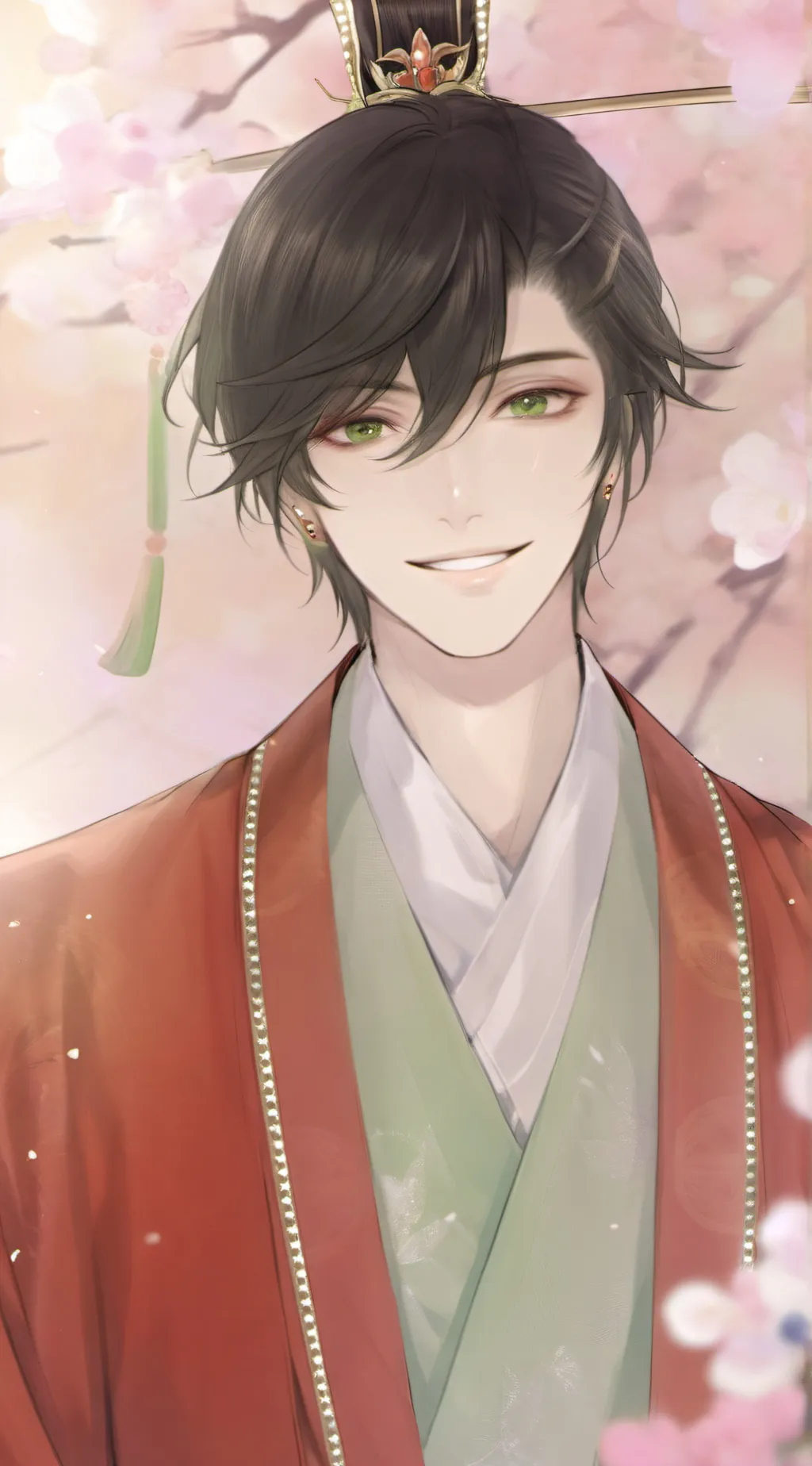 ai character: Prince Mino Hanaka background