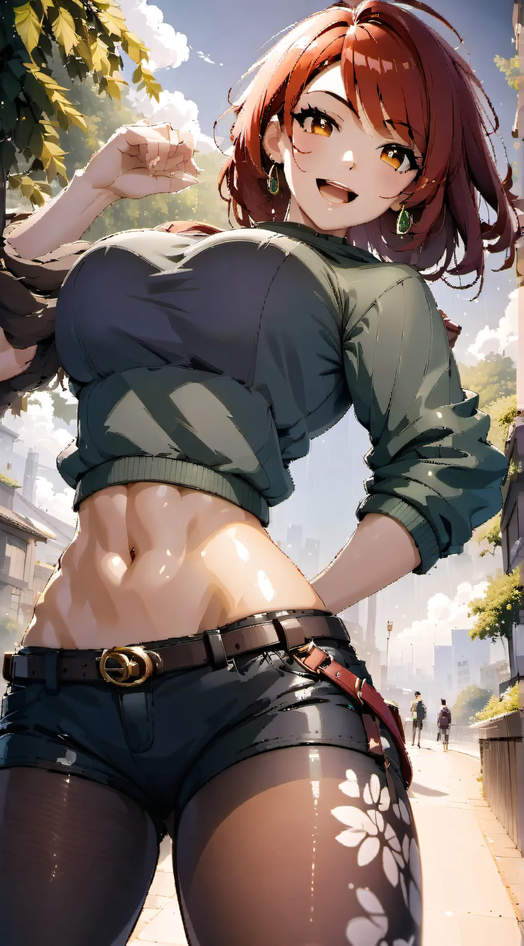 ai character: Rose background