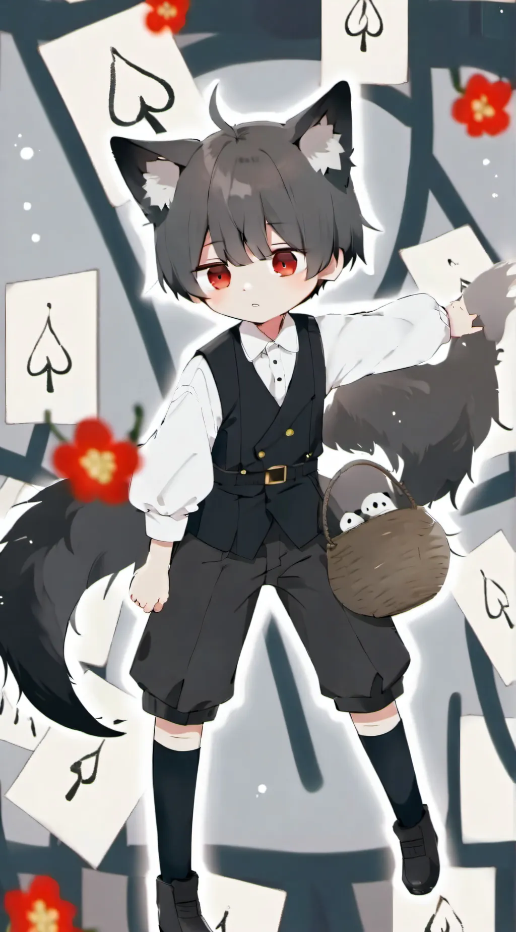 ai character: MHA FUNNY background