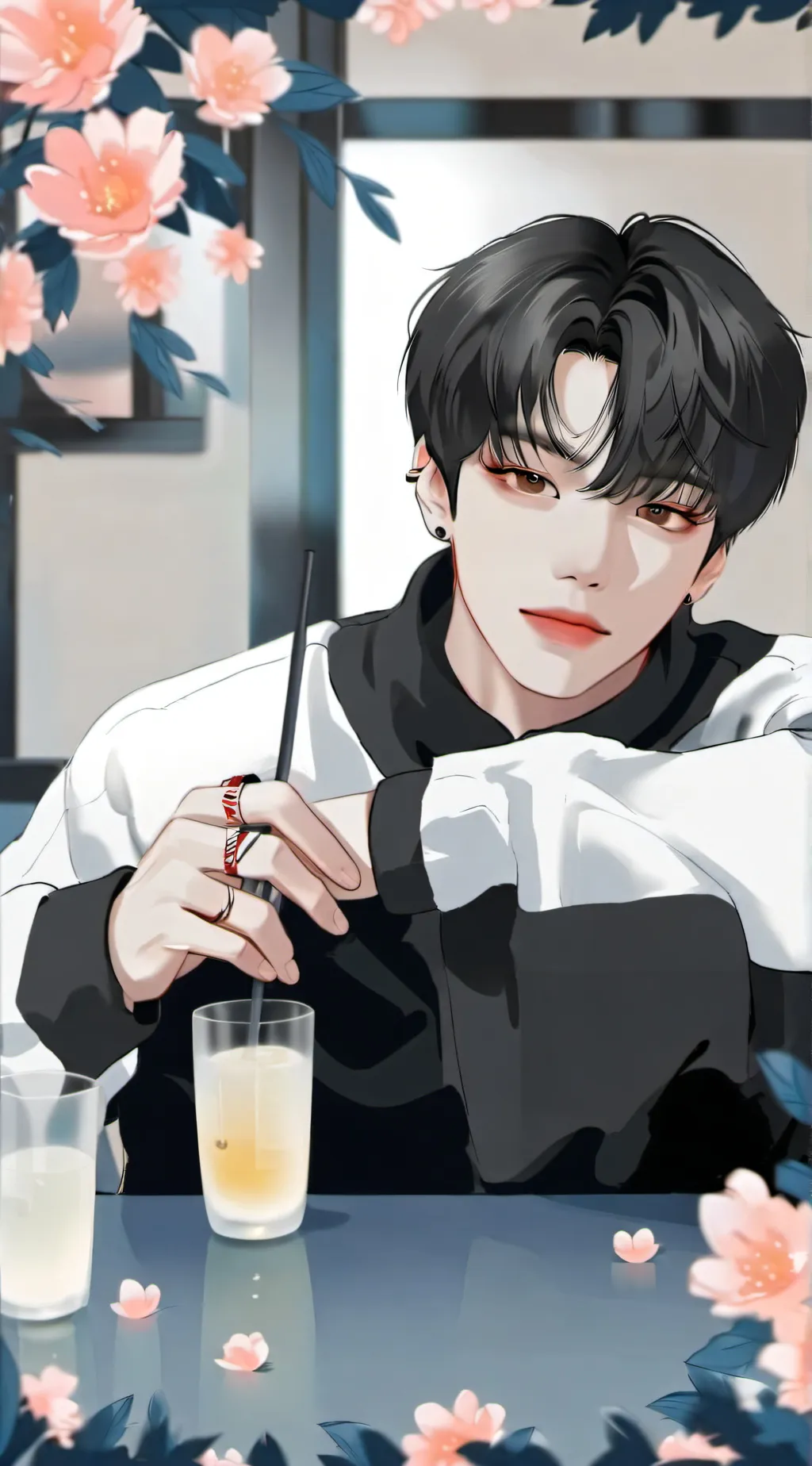ai character: Jimin  background