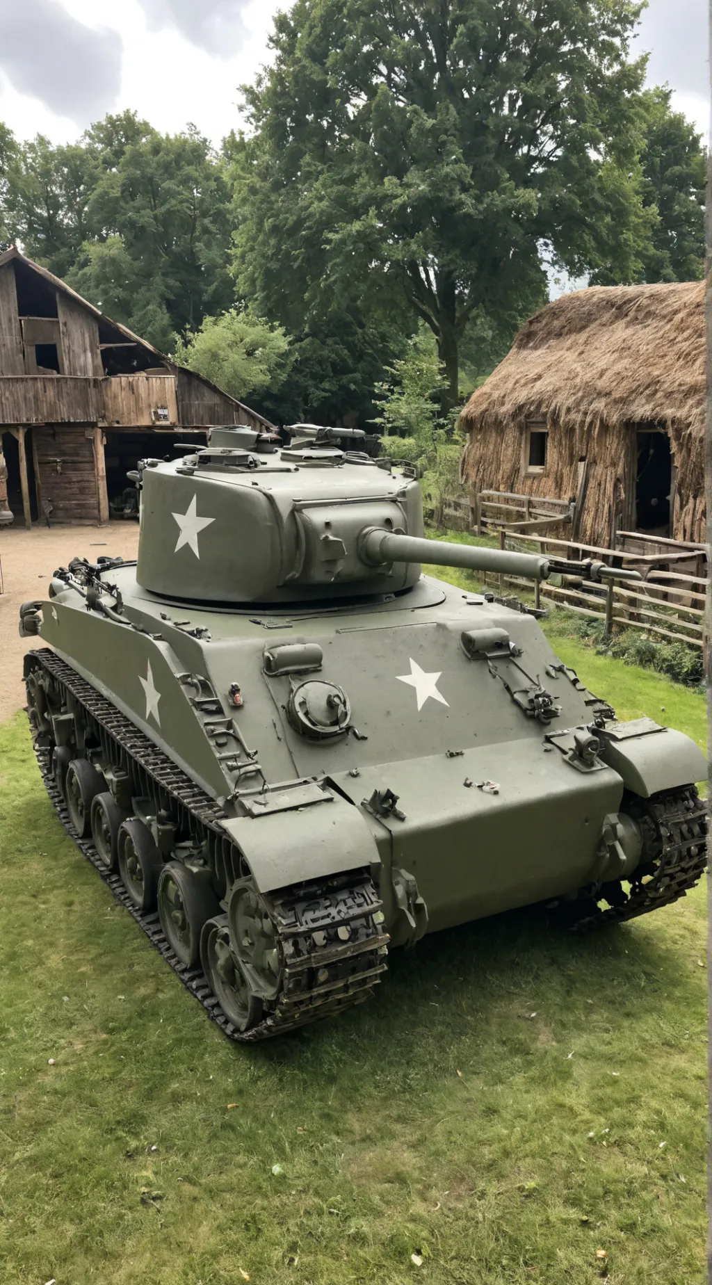 ai character: sherman tank crew background