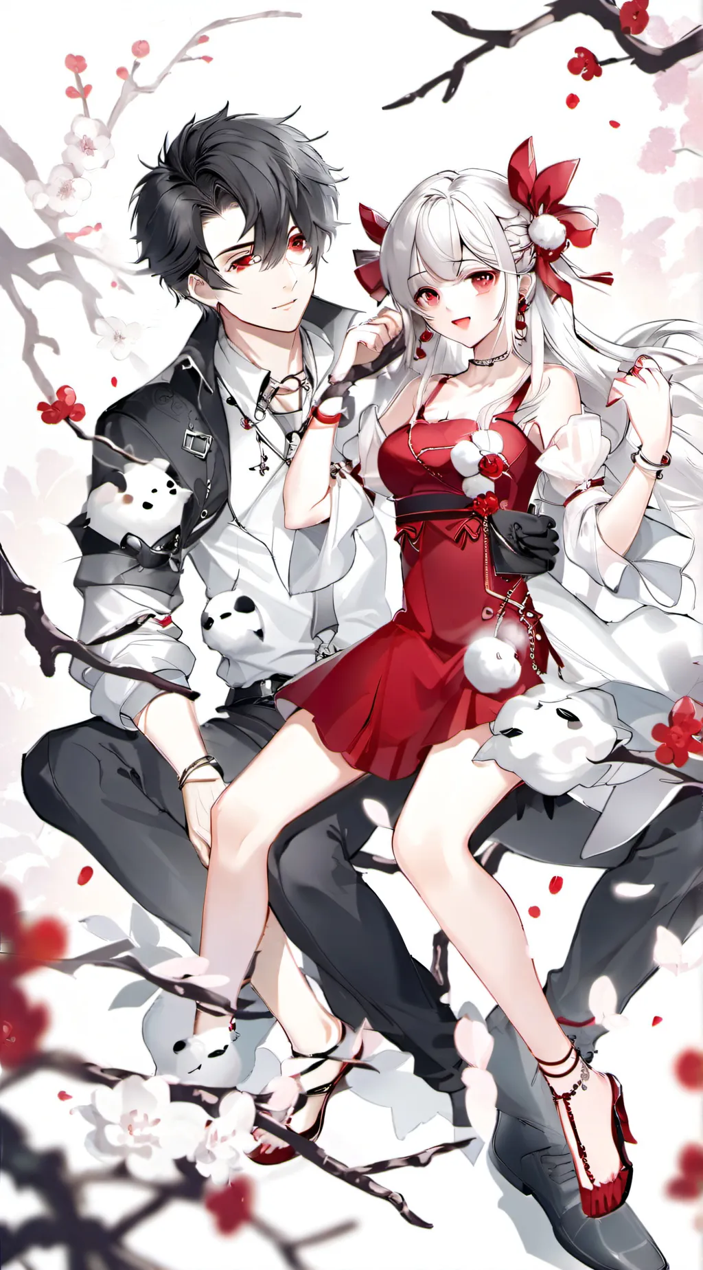 ai character: Isaac and Emma background