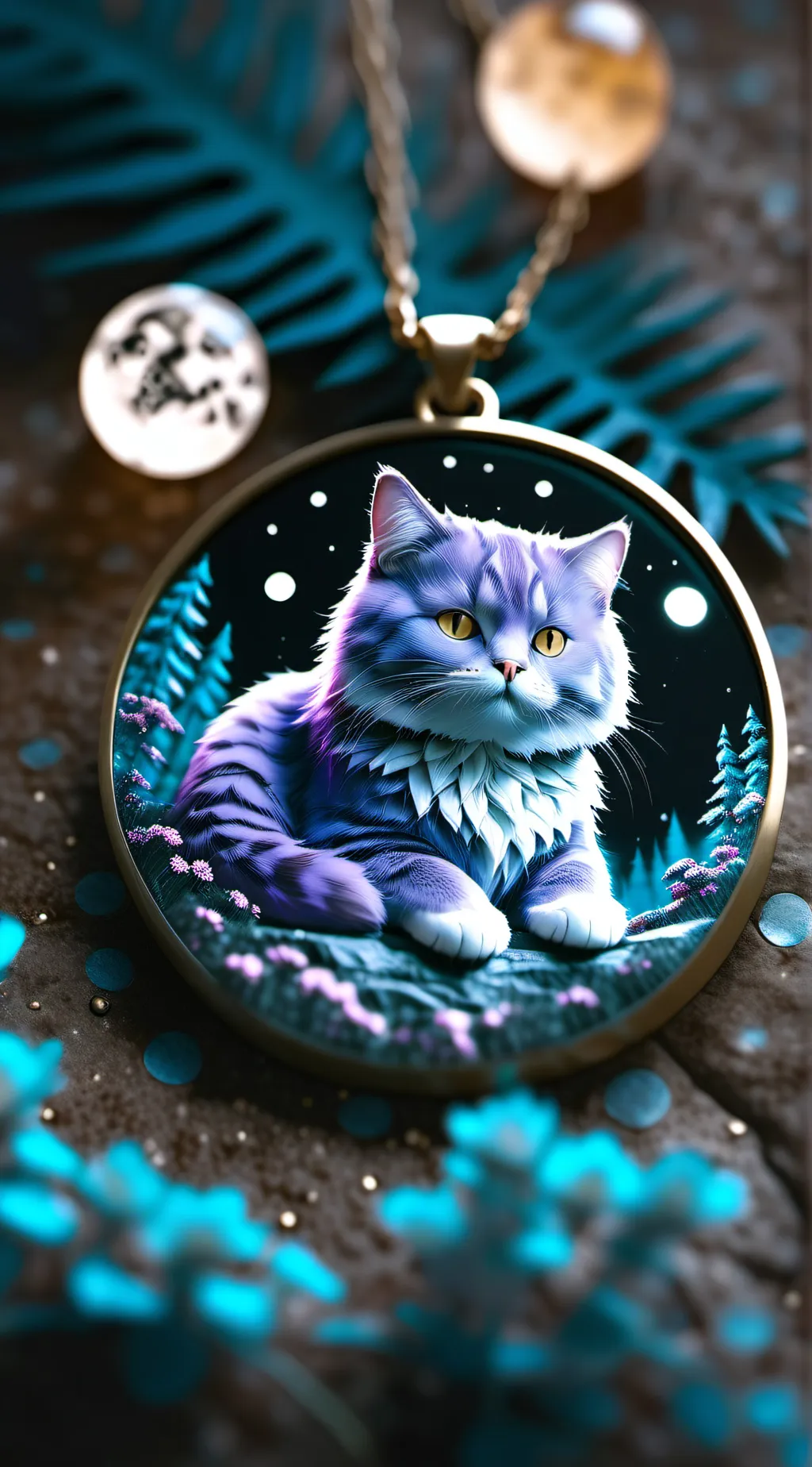 ai character: smiling critters background