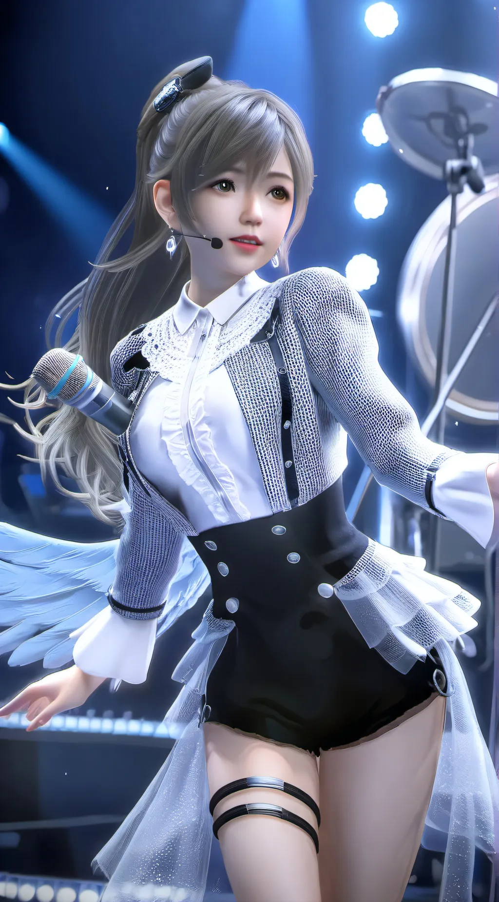 ai character: amber background