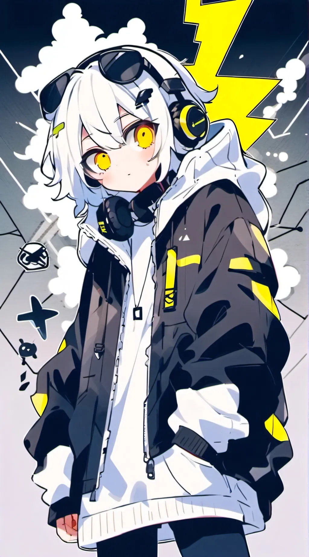 ai character: Bnha background