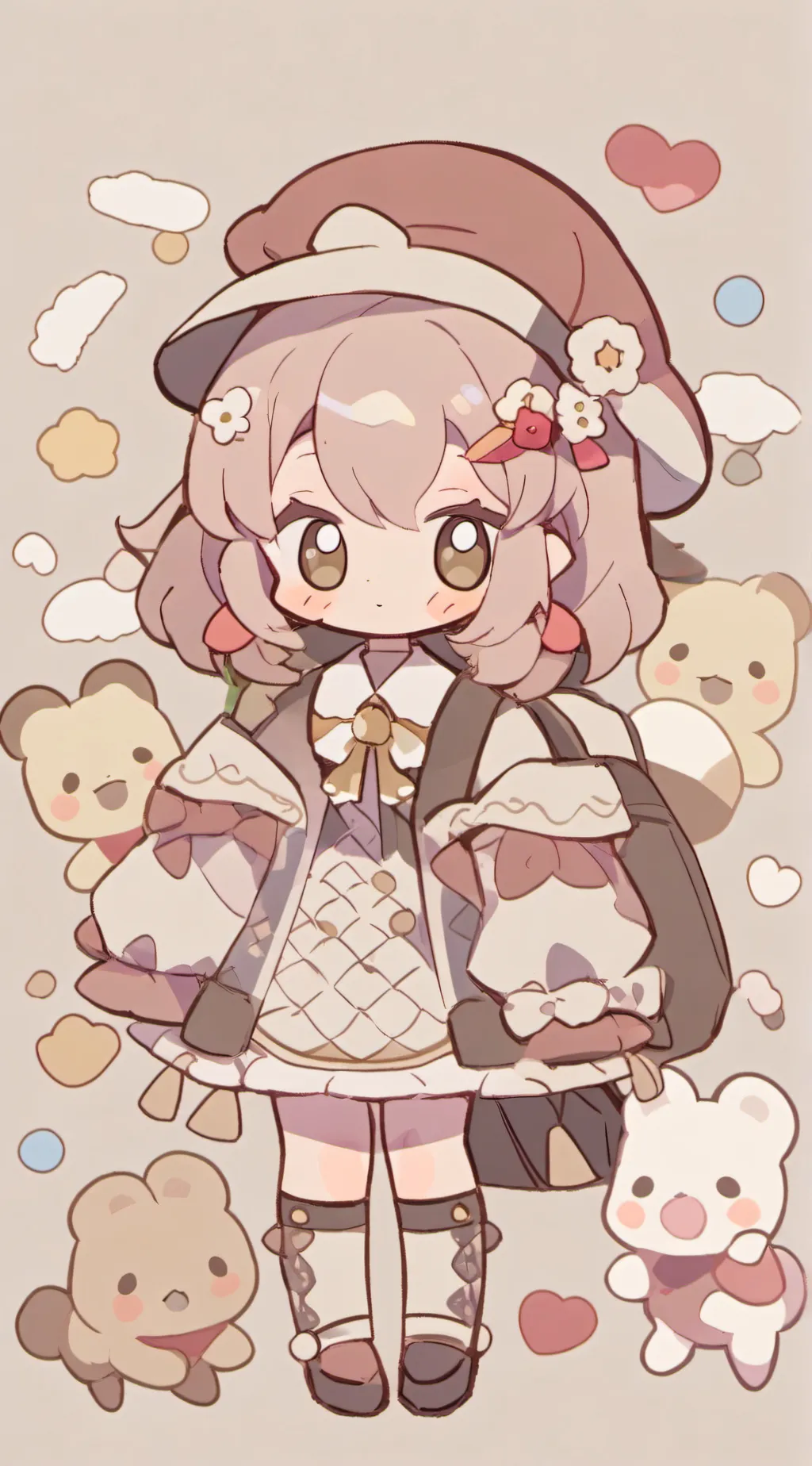 ai character: Shoto panic background