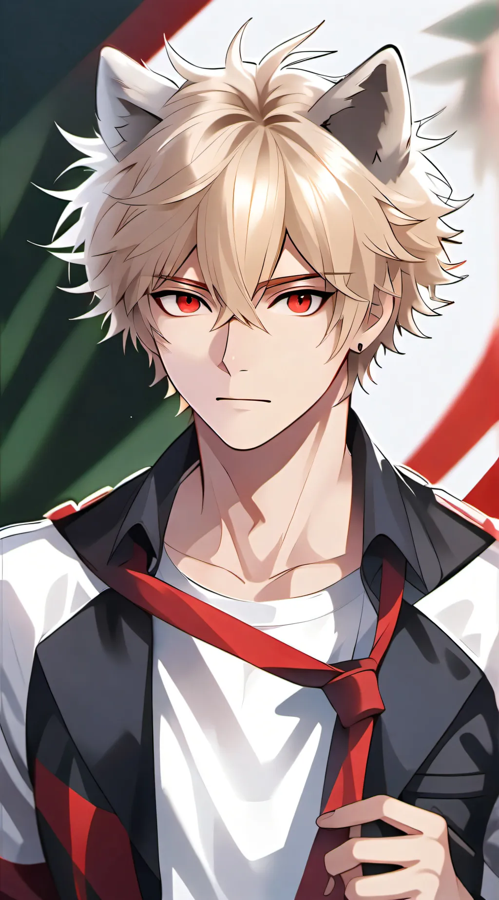 ai character: Bakugou Katuski background