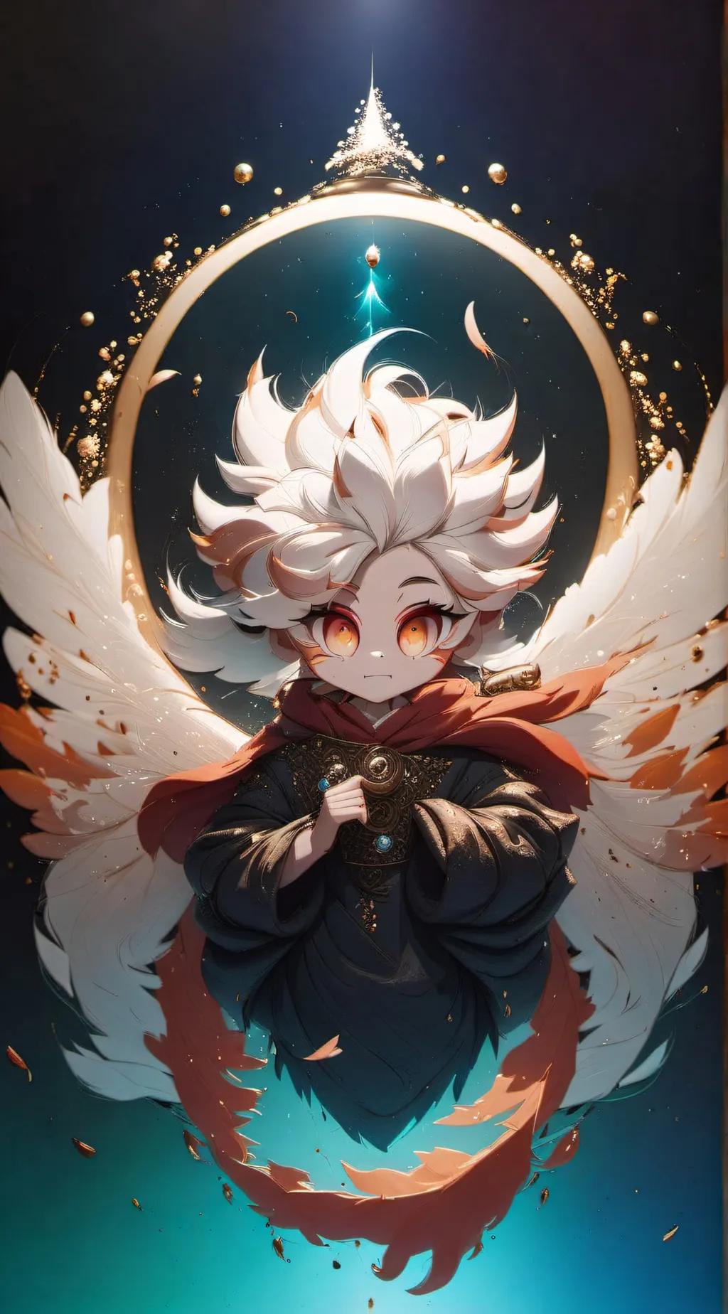ai character: angel  background