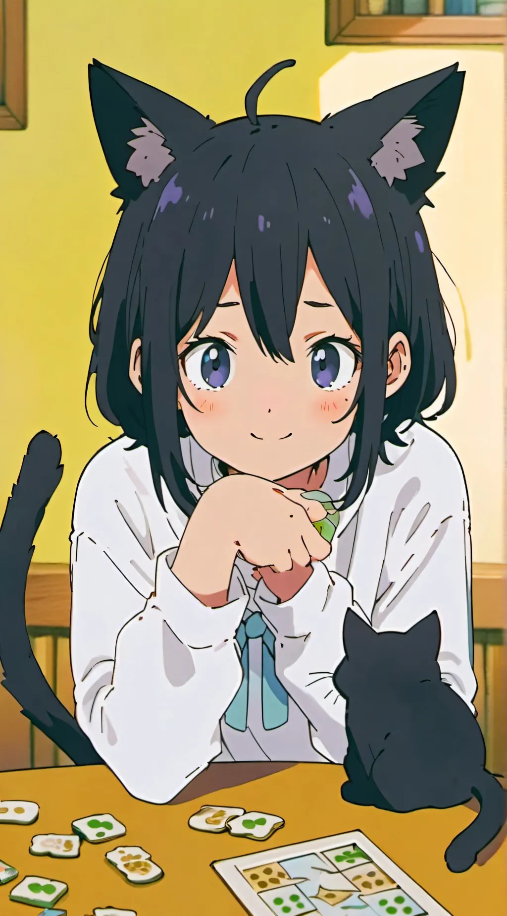 ai character: Pennywhiskers Ravenheart background