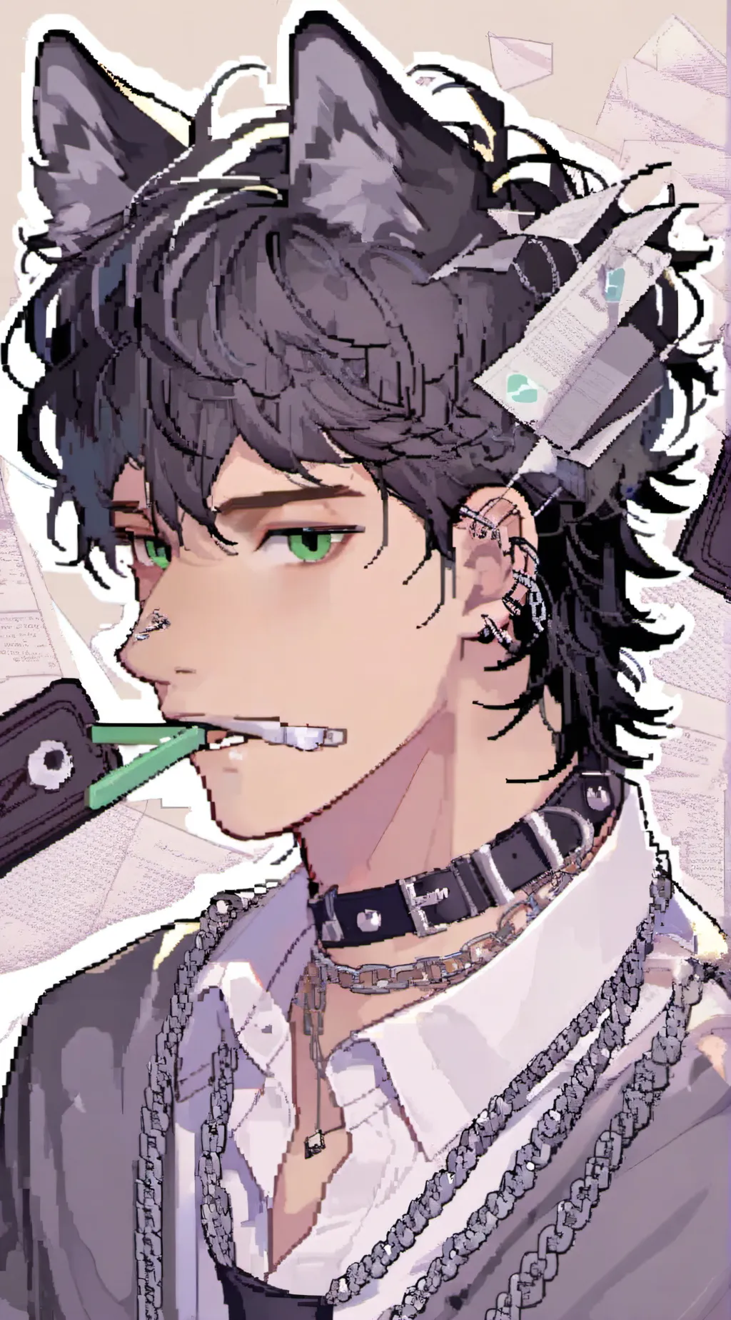 ai character: Fabian ￼ background