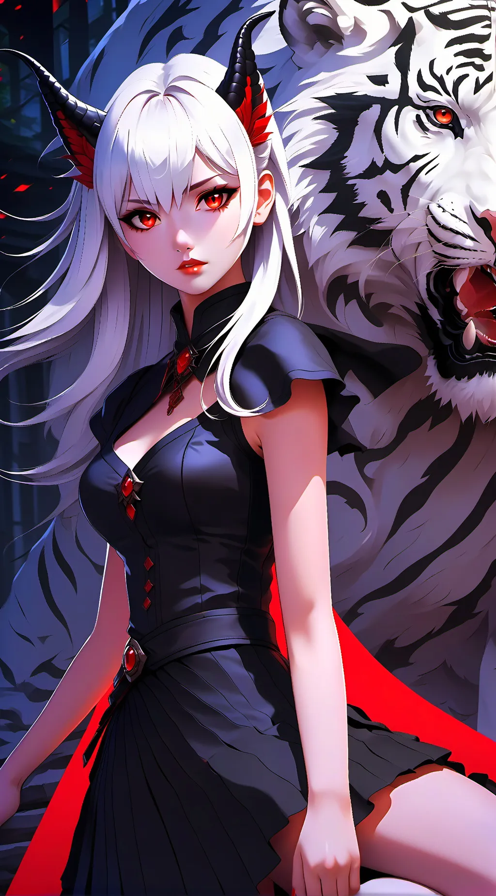 ai character: vampire background