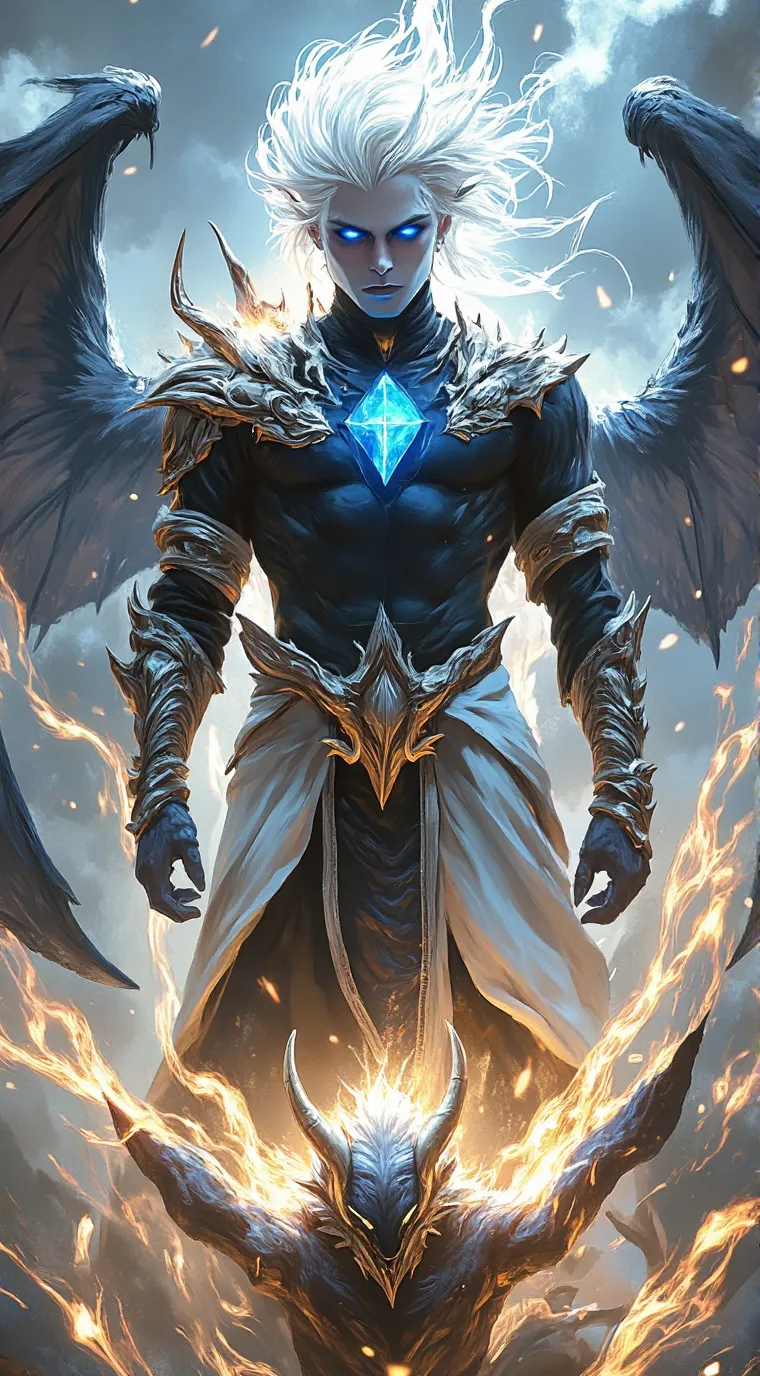 ai character: KING background