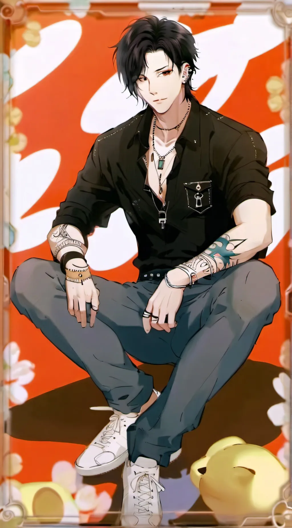 ai character: Xavier  background