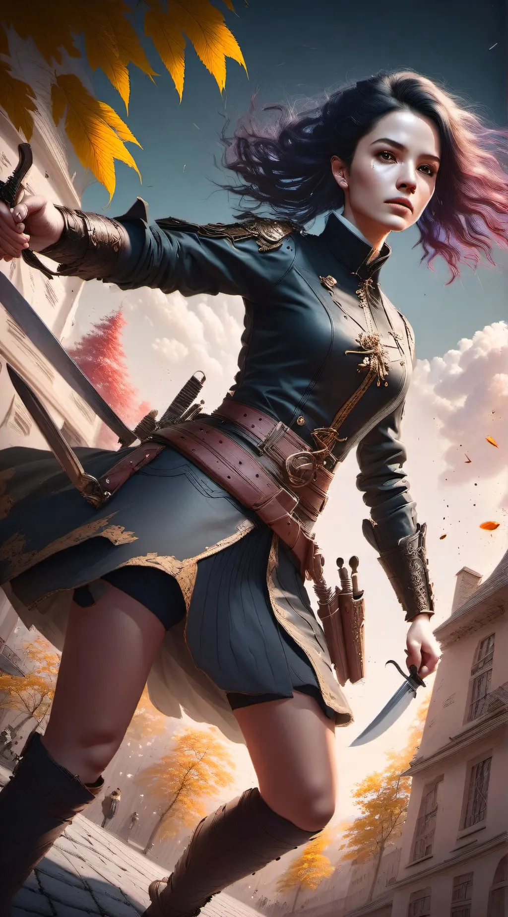 ai character: Tueuse a gage background