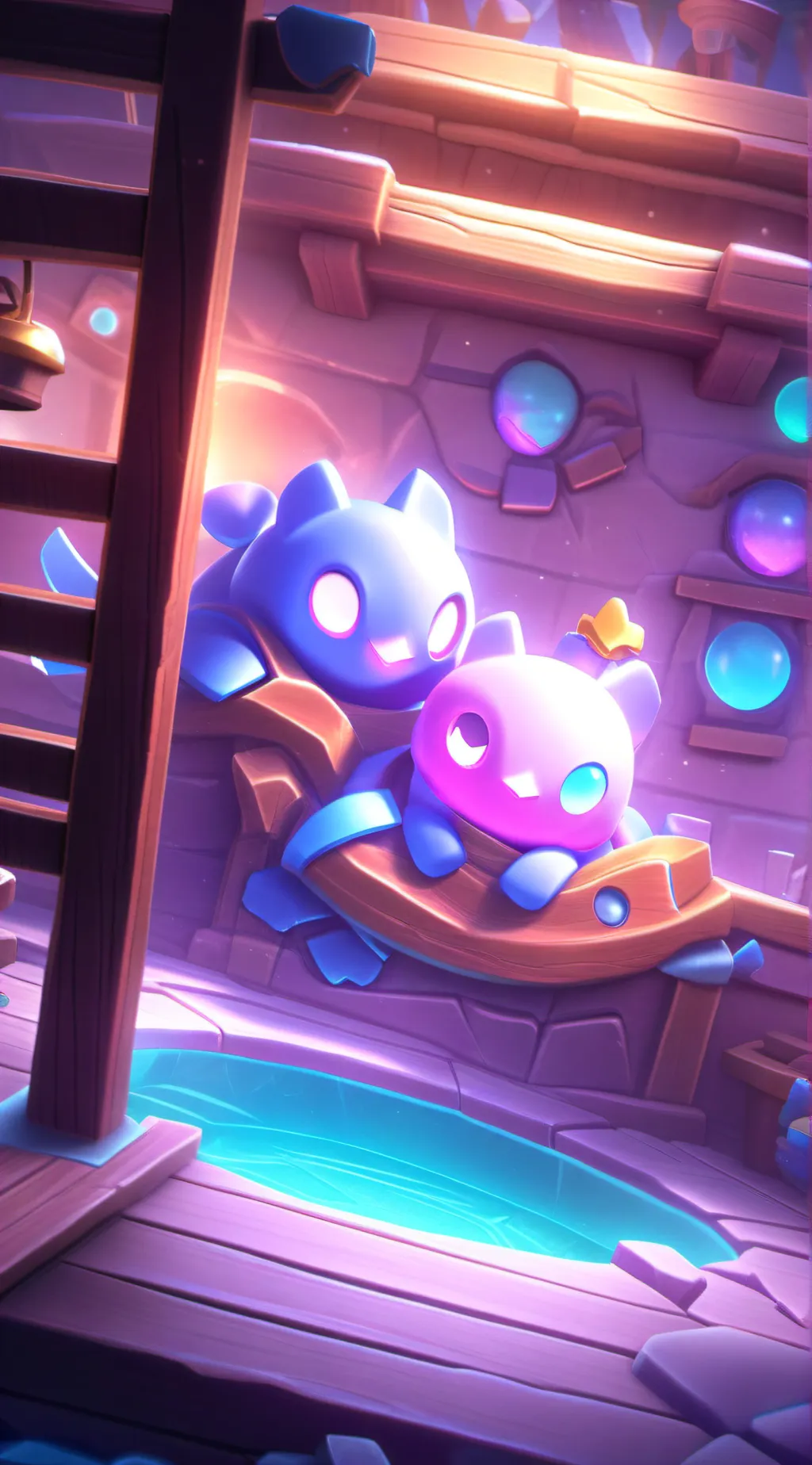 ai character: 2 Birds background