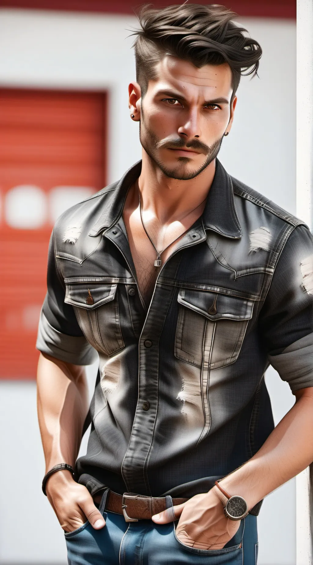 ai character: Travis background