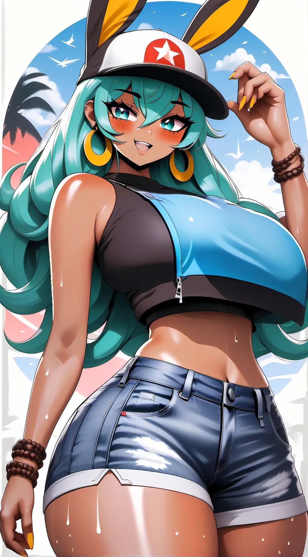 ai character: Aurora background